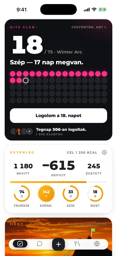 Today's challenge card