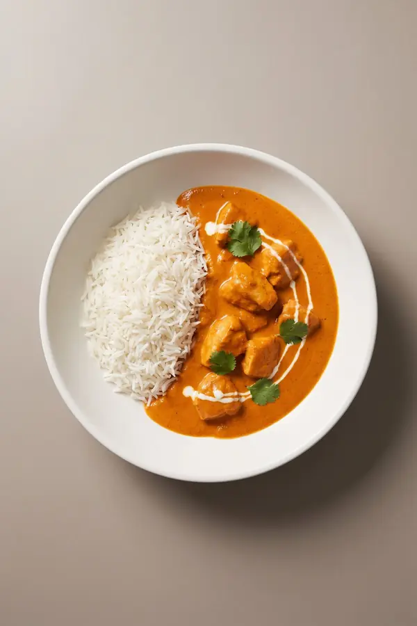 Indiai vajas csirke (butter chicken), könnyítve