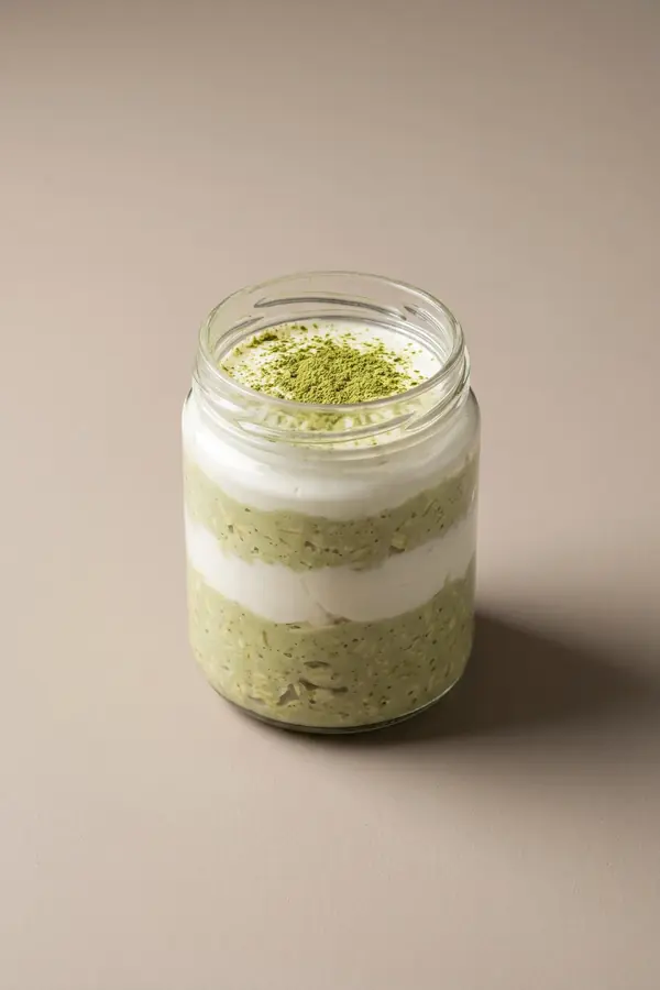 Matcha-vaníliás éjszakai zab