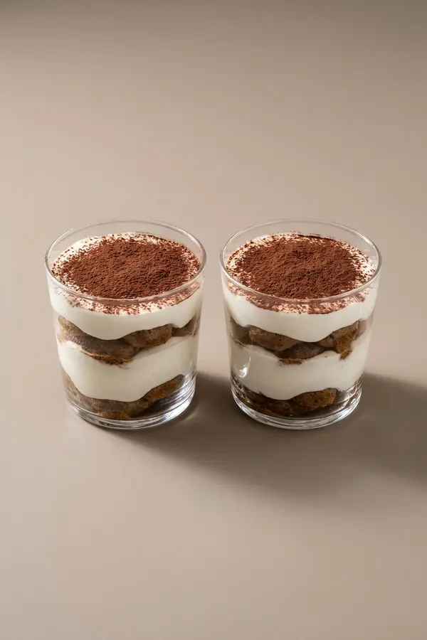 Proteines tiramisu pohárban