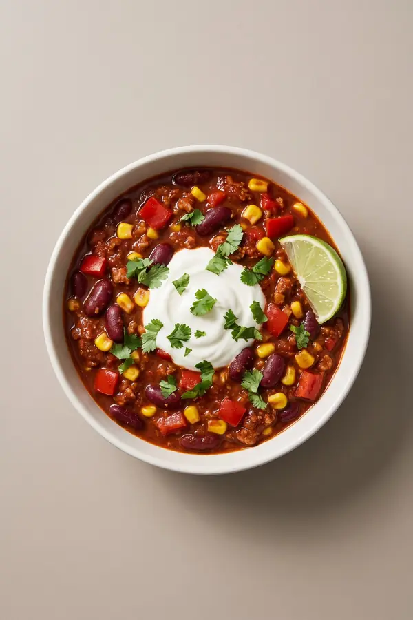 Chili con carne pulykával