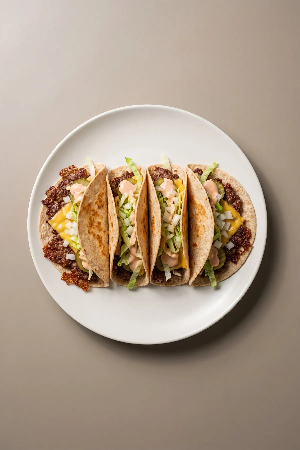 Smash Burger Tacos