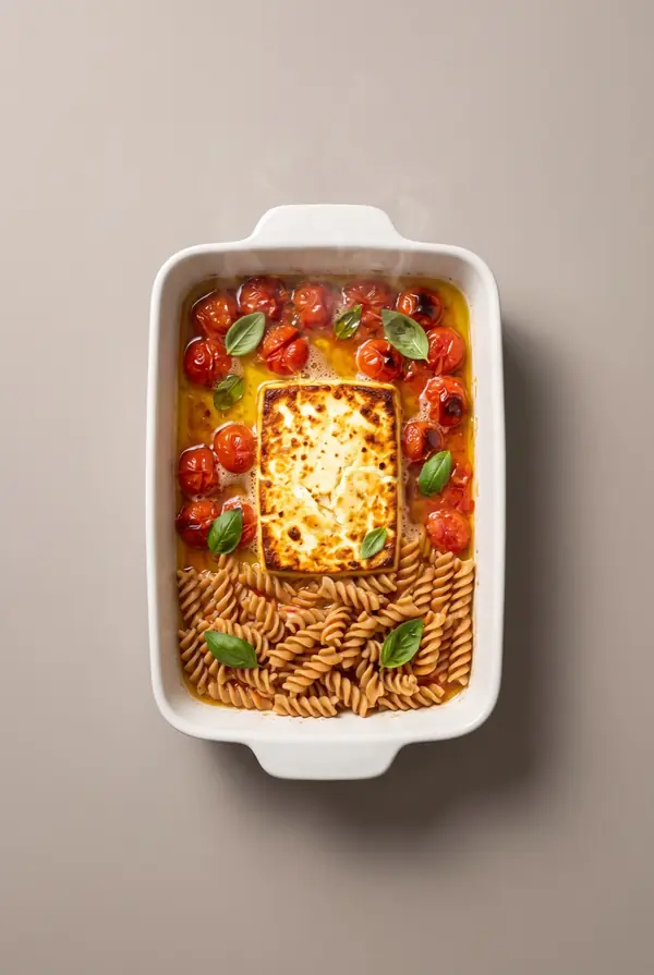 Sült feta-tészta, könnyítve